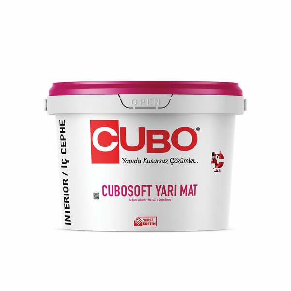 CUBOSOFT YARIMAT İÇ CEPHE BOYASI C BAZ 15 LT